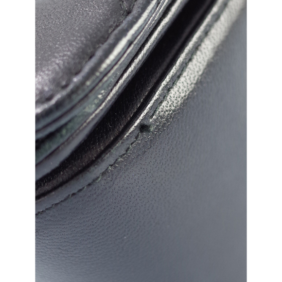 Christian Dior Cannage Shoulder Bag Leather Black - Picture 7 of 8